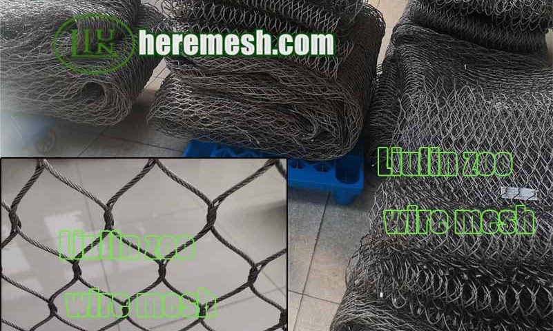 hand-woven netting mesh is packing.