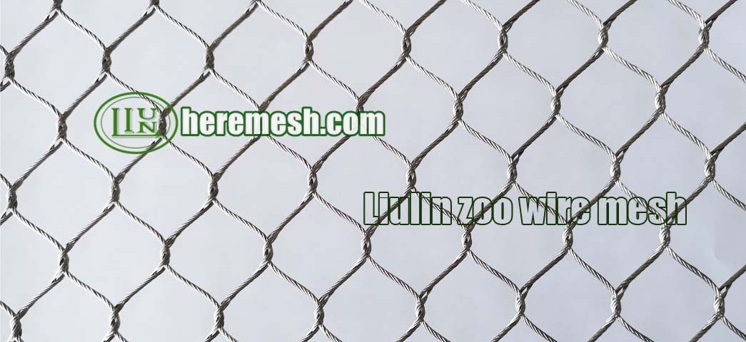 this is a net from China stainless steel cable woven mesh manufacturer