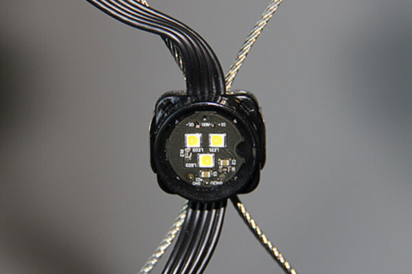 Application Of Stainless Steel Rope Mesh In LED Light