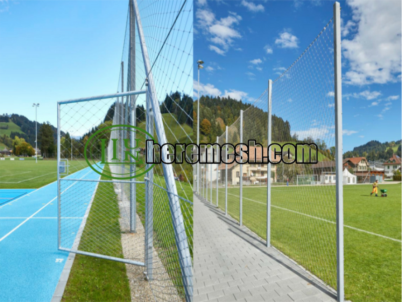 stadium fence stainless steel rope mesh