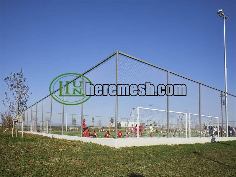 stadium fence stainless steel rope mesh