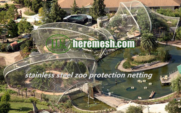 stainless steel zoo protection netting