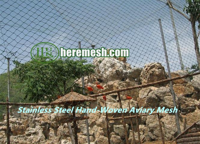 Stainless Steel Hand-Woven Aviary Mesh