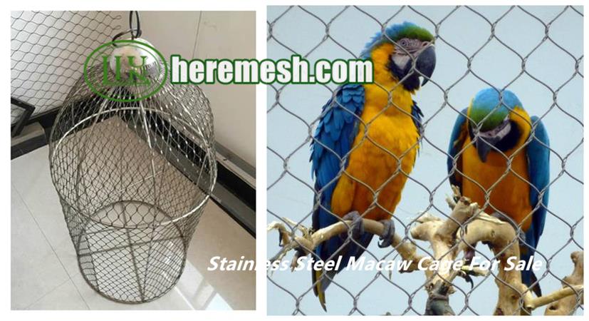 Stainless Steel Macaw Cage