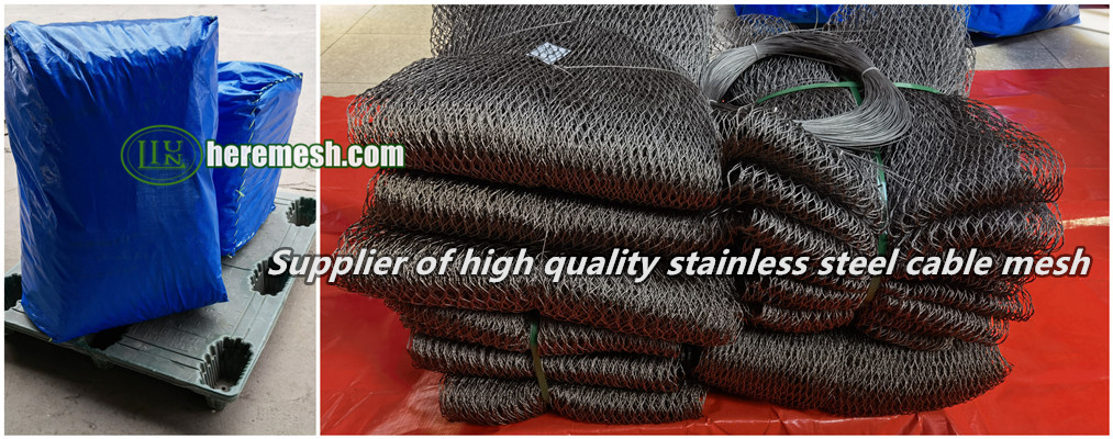 Supplier of high quality stainless steel cable mesh