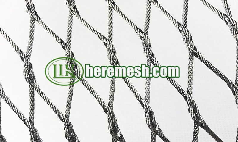 Zoological Enclosure Woven Rope Mesh