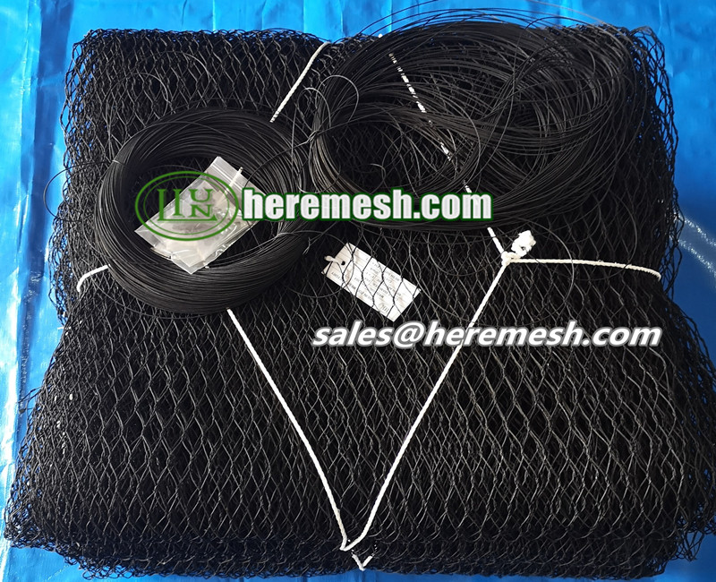 Black Oxide Animal Enclosure Mesh