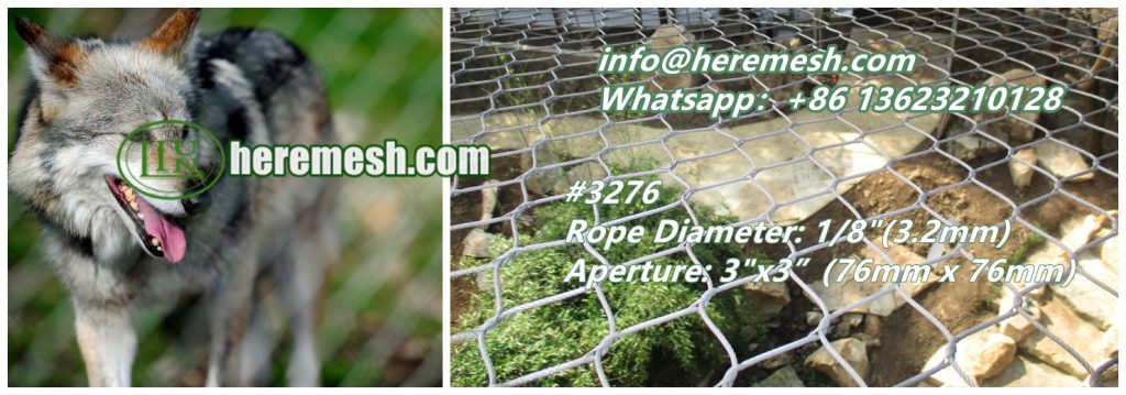 Wolf Enclosure Mesh