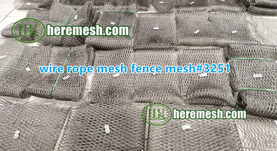 Wire Rope Mesh Fence