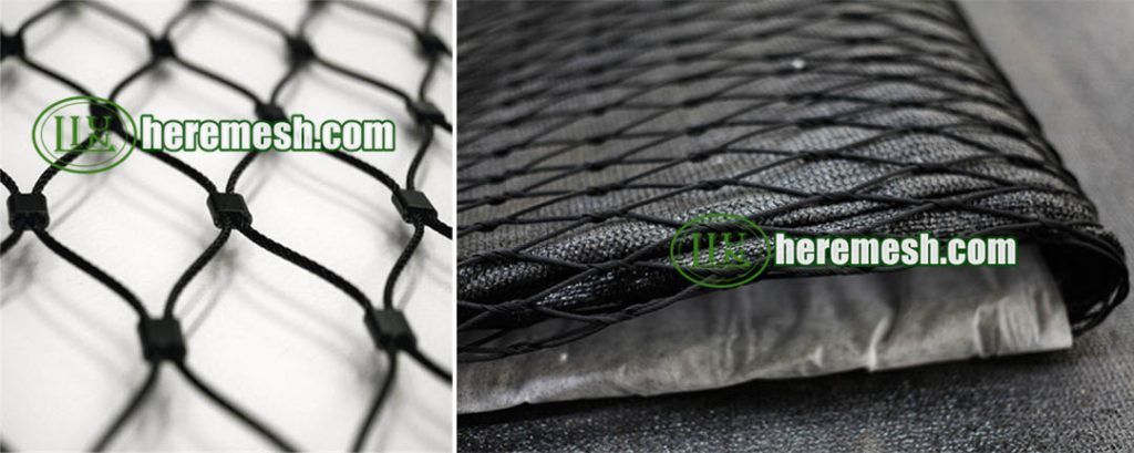 Black Oxide Stainless Steel Aviary Netting