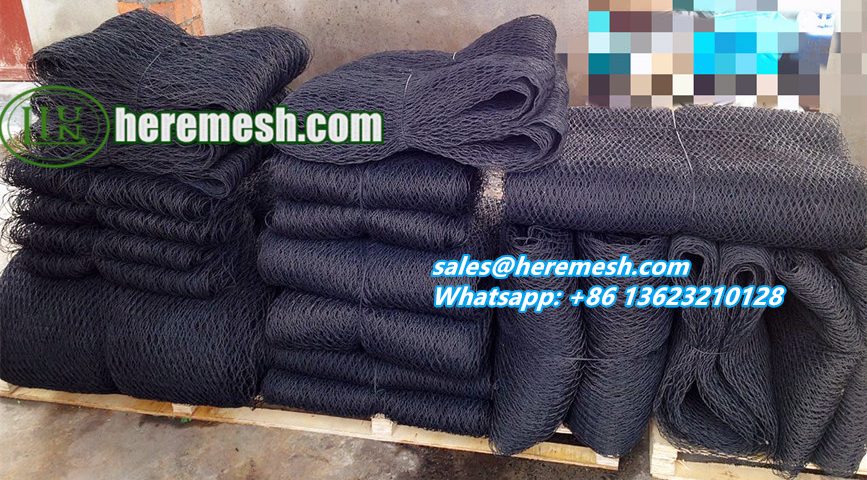 Black Animal Enclosure Mesh