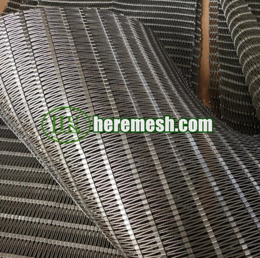 Ferrule Type Stainless Steel Rope Mesh