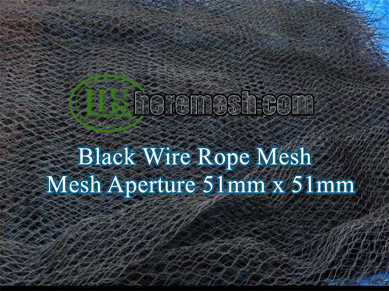 Black-Wire-Rope-Mesh